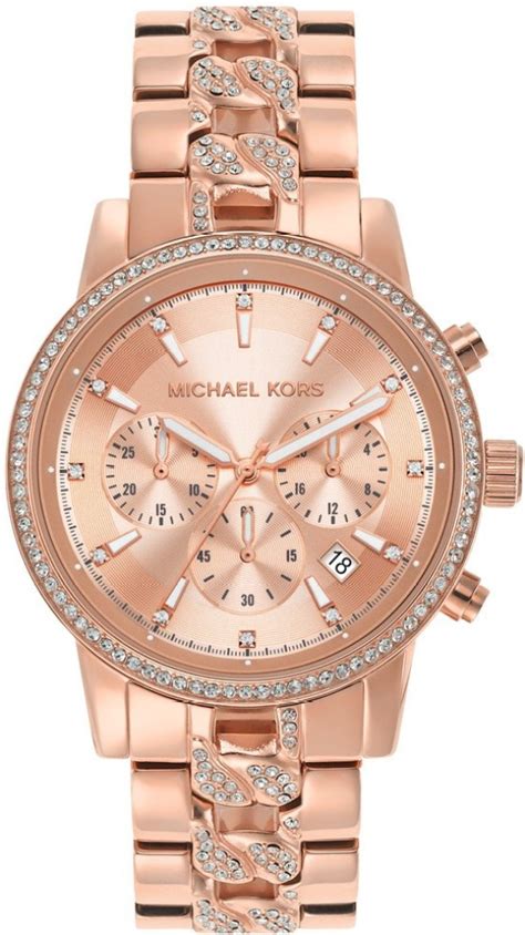 ladies michael kors ritz chronograph watch mk6357